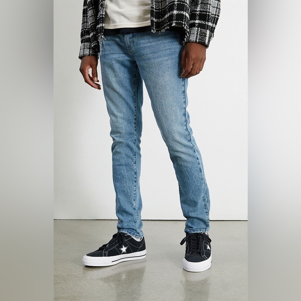 NWT PacSun Skinny Comfort Stretch Medium Wash Mens Jeans size 29 x 30